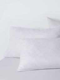John Lewis Foliage Jacquard Duvet Cover Set, White - thumbnail 4