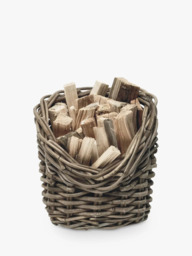 Ivyline Natural Wicker Kindling Basket, 24cm - thumbnail 3