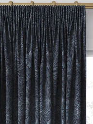 William Morris At Home Marigold Velvet Made to Measure Curtains or Roman Blind, Indigo - thumbnail 2