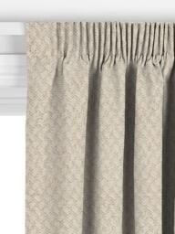 John Lewis Abstract Herringbone Made to Measure Curtains or Roman Blind, Natural - thumbnail 3