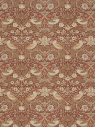 William Morris At Home Strawberry Thief Made to Measure Curtains or Roman Blind, Woad