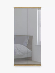 John Lewis Elstra 100cm Wardrobe with Mirrored Hinged Doors - thumbnail 2