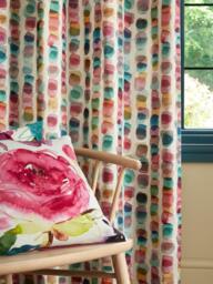 bluebellgray Tobermory Pair Lined Eyelet Curtains, Multi - thumbnail 4