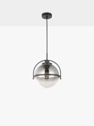John Lewis Contour Pendant Ceiling Light, Smoke - thumbnail 3