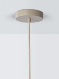 John Lewis Pumpkin Small Pendant Ceiling Light, Ivory - thumbnail 4