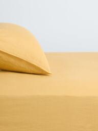 John Lewis Washed Linen Fitted Sheet - thumbnail 1