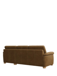 John Lewis Camden RHF Chaise Leather Sofa Bed, Light Leg - thumbnail 4