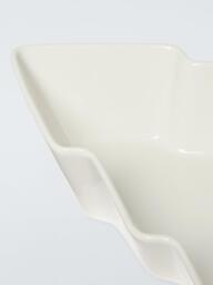 John Lewis Christmas Tree Fine China Serving Dish, 24cm, White - thumbnail 3