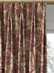 GP & J Baker Jewel Indienne Made to Measure Curtains or Roman Blind, Red/Blue - thumbnail 4