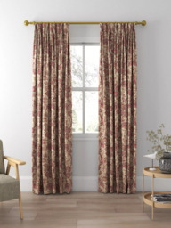 GP & J Baker Jewel Indienne Made to Measure Curtains or Roman Blind, Red/Blue - thumbnail 5