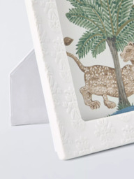 John Lewis x Sanderson Etched Ceramic Photo Frame, White - thumbnail 2