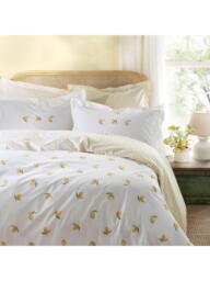 Sophie Allport Lemons 200 Thread Count Duvet Cover Set, Lemon