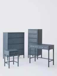 John Lewis Pillar Dressing Table, Blue - thumbnail 4