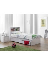 Julian Bowen Emma Bookcase Bedframe, Single - thumbnail 1