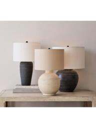 Pottery Barn Faris Small Ceramic Table Lamp - thumbnail 2