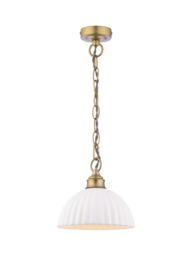 Laura Ashley Durford Pendant Ceiling Light, Metallic Bronze