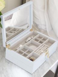 Stackers 2 Set Jewellery Box, Blue - thumbnail 2