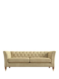 Laura Ashley Chatsworth Large 3 Seater Sofa, Teak Leg - thumbnail 1