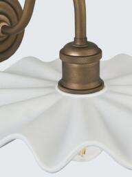 John Lewis Holm Wall Light, Tarnished Brass - thumbnail 4