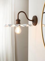John Lewis Holm Wall Light, Tarnished Brass - thumbnail 6