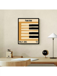 John Lewis Dalston 606 'Billy Joel' Framed Print, 52 x 42cm, Multi - thumbnail 2