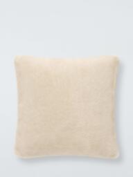 John Lewis Luxury Faux Fur Plain Cushion