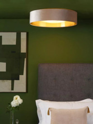 Där Nysa Velvet Flush Ceiling Light, Large - thumbnail 5