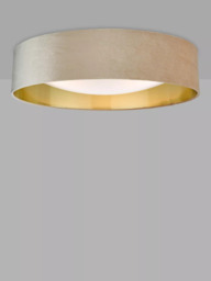 Där Nysa Velvet Flush Ceiling Light, Large