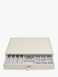 Stackers Supersize Glass Lid 3 Drawer Jewellery Box - thumbnail 5