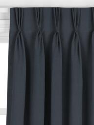 John Lewis Linen Look Made to Measure Curtains or Roman Blind, Denim - thumbnail 6