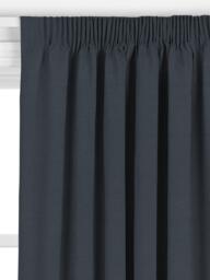 John Lewis Linen Look Made to Measure Curtains or Roman Blind, Denim - thumbnail 2