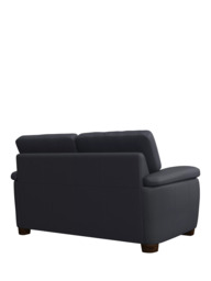 John Lewis Camden Small 2 Seater Leather Sofa, Dark Leg - thumbnail 4