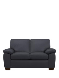 John Lewis Camden Small 2 Seater Leather Sofa, Dark Leg - thumbnail 5