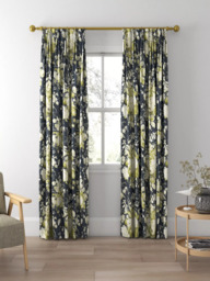 Sanderson Stapleton Park Made to Measure Curtains or Roman Blind, Navy/Olive - thumbnail 5