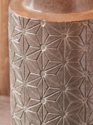 Pacific Sidra Ceramic Table Lamp, Grey - thumbnail 4