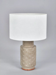 Pacific Sidra Ceramic Table Lamp, Grey - thumbnail 2
