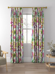 Harlequin Nalina Made to Measure Curtains or Roman Blind, Flamingo/Papaya/Loganberry - thumbnail 5