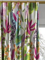 Harlequin Nalina Made to Measure Curtains or Roman Blind, Flamingo/Papaya/Loganberry - thumbnail 4