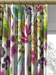 Harlequin Nalina Made to Measure Curtains or Roman Blind, Flamingo/Papaya/Loganberry - thumbnail 2