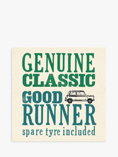 Woodmansterne Genuine Classic Good Runner Blank Greeting Card