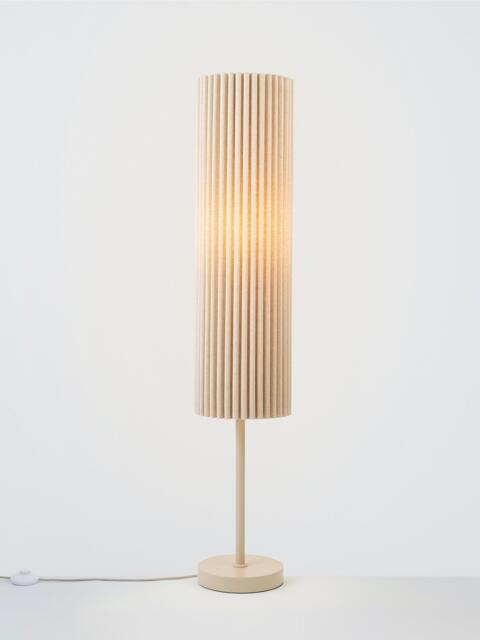 John Lewis Modern Scallop Floor Lamp, Marshmallow - image 1