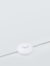 John Lewis Modern Scallop Floor Lamp, Marshmallow - thumbnail 5