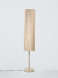 John Lewis Modern Scallop Floor Lamp, Marshmallow - thumbnail 2