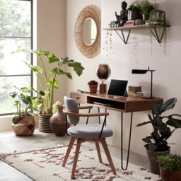 John Lewis Soren Office Chair, Ivory/Natural - thumbnail 5