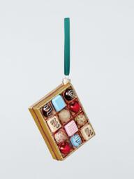 John Lewis Curate & Collect Box of Chocolates Bauble, Multi - thumbnail 1