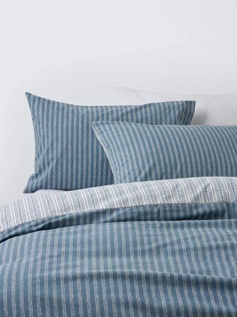 John Lewis Isla Pure Cotton Percale Reversible Duvet Cover Set - image 1
