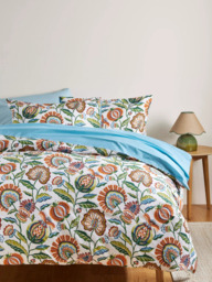 John Lewis Pomegranate Trail Pure Cotton Sateen Duvet Cover Set, 200 Thread Count - thumbnail 2
