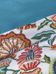 John Lewis Pomegranate Trail Pure Cotton Sateen Duvet Cover Set, 200 Thread Count - thumbnail 4