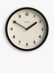 Jones Clocks Twist Round Analogue Wall Clock, 20cm - thumbnail 1