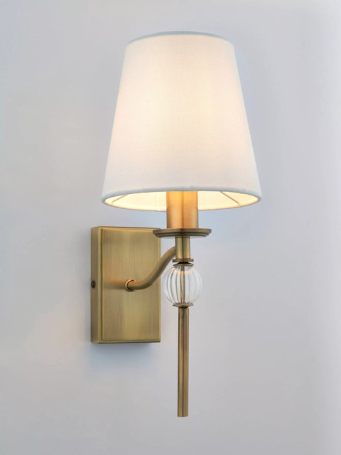 John Lewis Haverstock Wall Light, Antique Brass - image 1